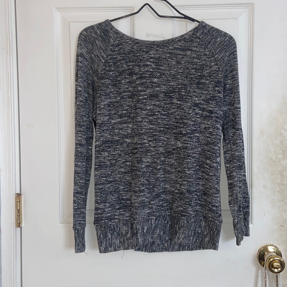 Grey shirt laced back